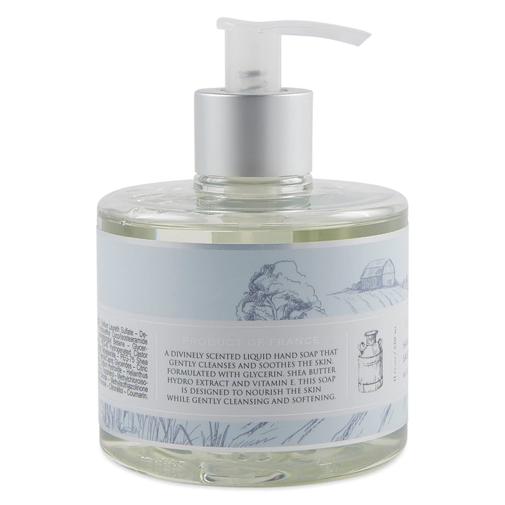 Pre de Provence Collection Shea Butter Enriched Soothing & Moisturizing, Liquid Soap, 11 fl oz, Milk