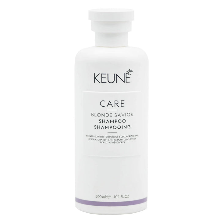 KEUNE Care Blonde Savior Shampoo, Sulfate-Free & Strengthening Cleanser for Blonde & Bleached Hair, 10.1 Fl Oz