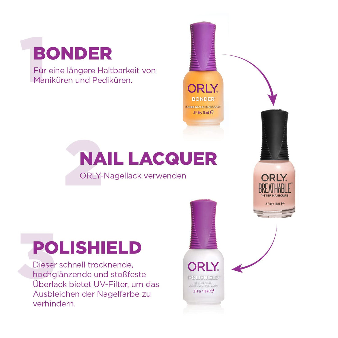 Orly Breathable Nail Color, Kiss Me I'm Kind, 0.6 Fluid Ounce