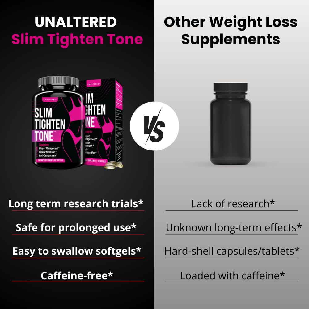 UNALTERED Belly Fat Burner for Women - Slim Waist, Lose Stomach Fat, Reduce Bloating - Natural Weight Loss Pills, Appetite Suppressant, & Metabolism Booster - 90 Capsules