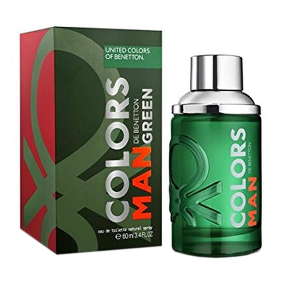 United Colors of Benetton Man Eau De Toilette For Men, Green, 100ml