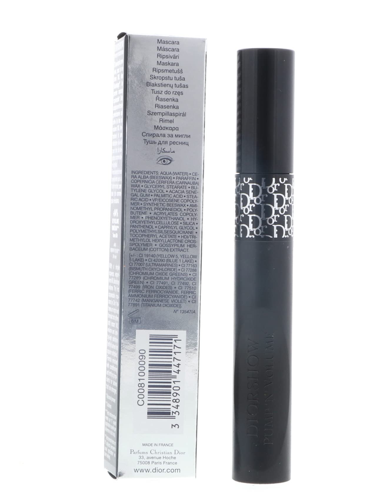 Christian Dior Diorshow Pump N Volume Mascara - # 090 Black Pump 6g/0.21oz