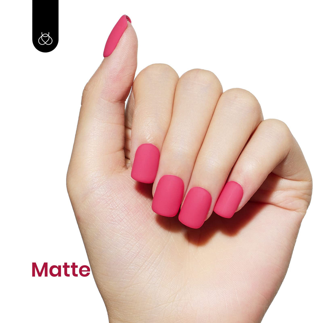 Beetles Pink Gel Nail Polish, 15ml Hot Pink Spring Summer Nail Gel Polish Soak Off UV LED Lamp Passionate series Nail Art Manicure Salon DIY Gifts for Women Girls