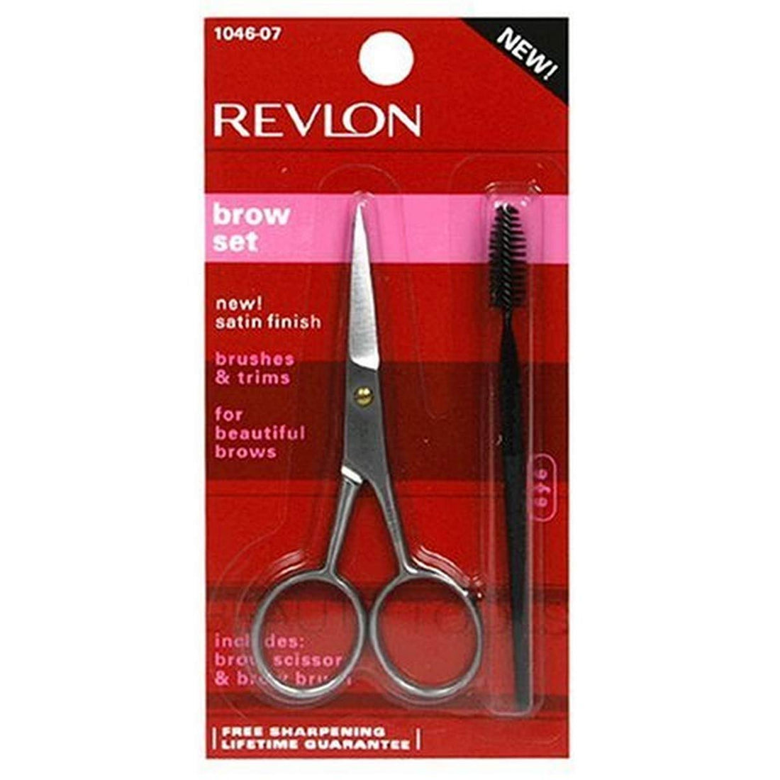 Revlon Brow Shaping Scissor and Brush 2 Pc Set