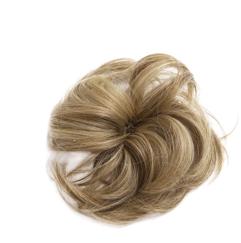 Modern Chignon Color R14/88H GOLDEN WHEAT - Hairdo Extensions Claw Clip Loose Hair Bun Tru2Life Heat Friendly Synthetic Soft Waves Hairpiece