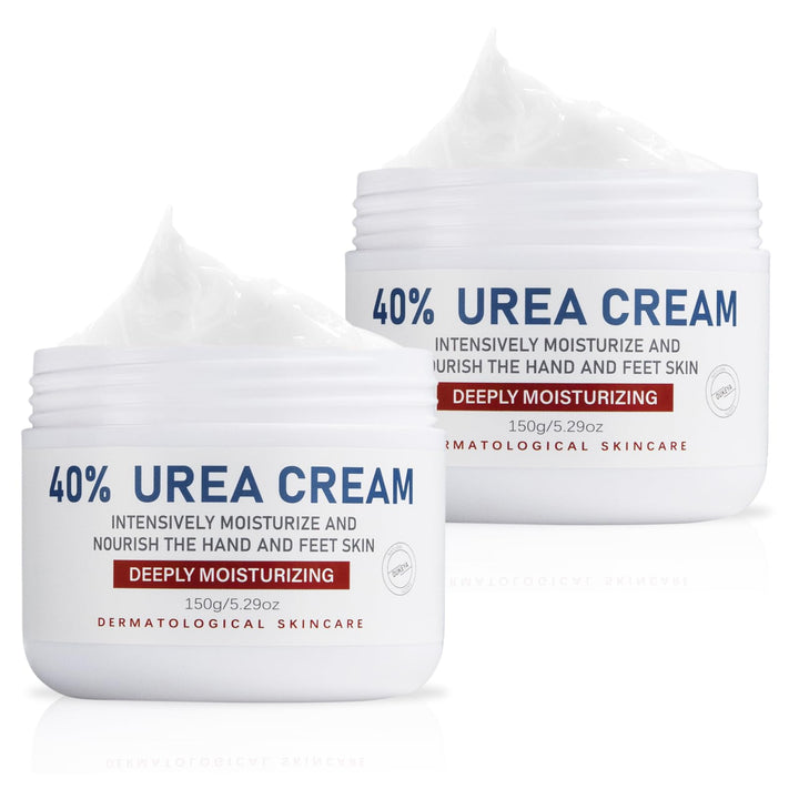 OUKEYA Urea Cream 40 Percent,Foot & Hand Cream for Dry Cracked,Urea Lotion for Feet Maximum Strength(2 Packs)