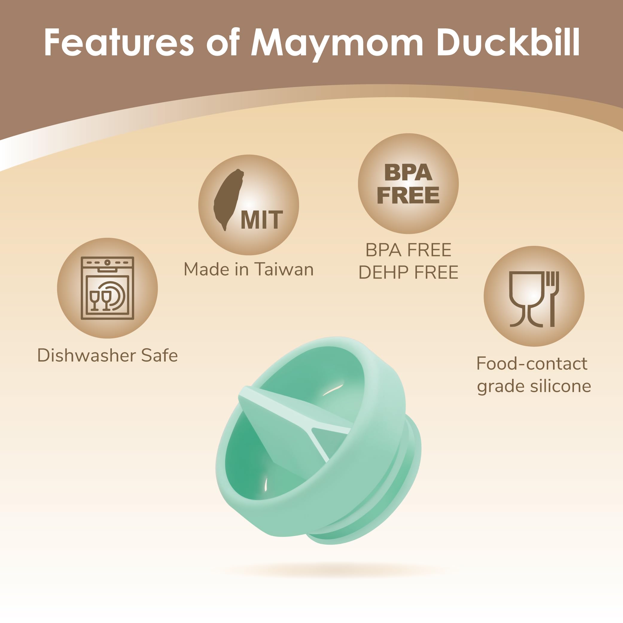 Maymom Duckbill Valve Compatible with Elvie Stride
