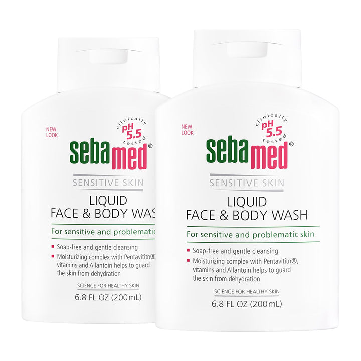 Sebamed Face and Body Wash, 6.8-Fluid Ounces Bottles (Pack of 2)