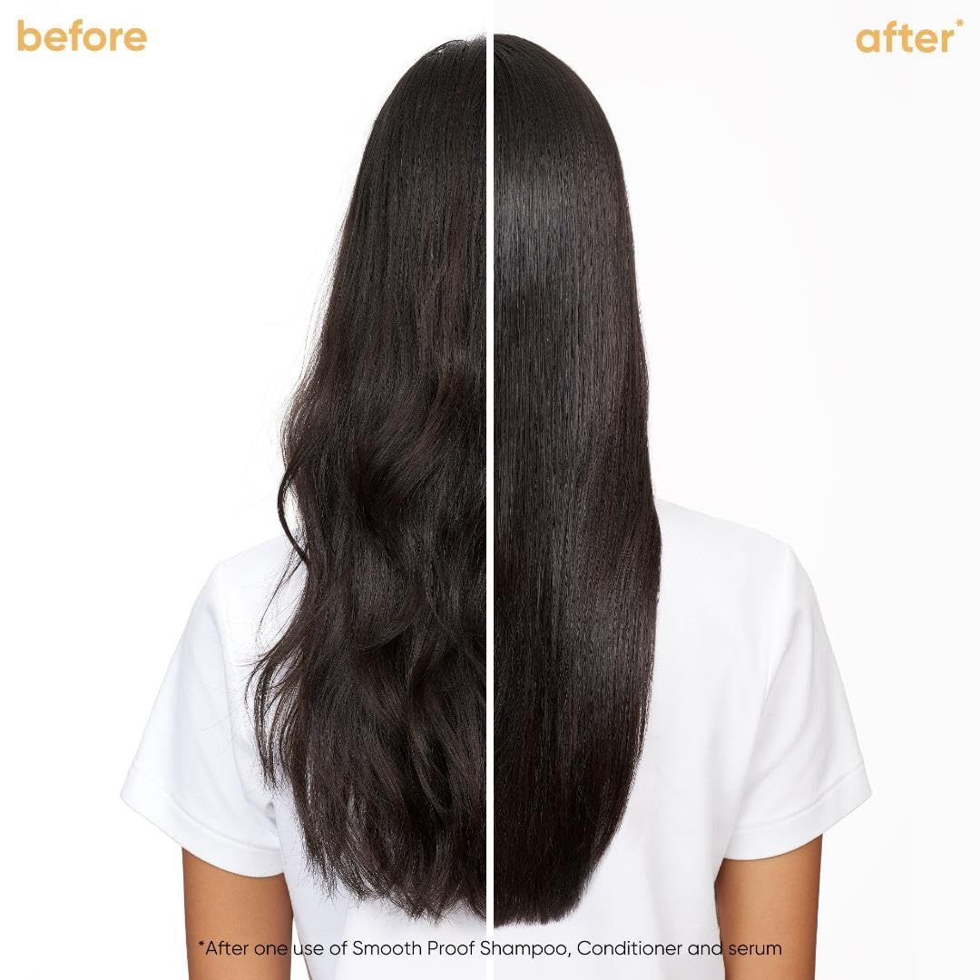 Biolage Smooth Proof Shampoo - Gently Cleanses, Nourishes & Tames Frizz, For Frizzy Hair, Infused with micro-dosed with Camellia Oil & Glycerin, Vegan & Paraben-Free, 13.5 Fl Oz, Packaging May Vary