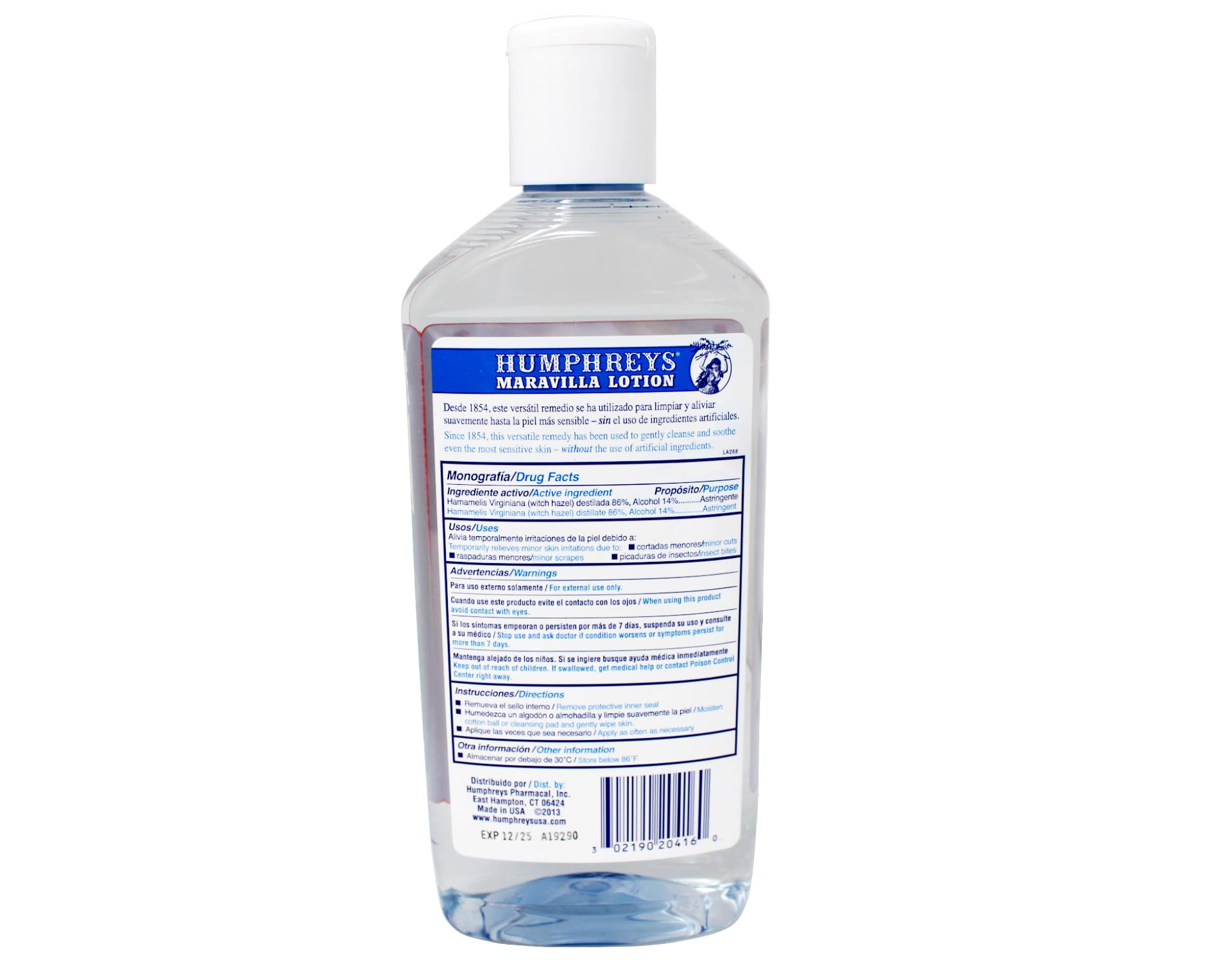 Maravilla Witch Hazel Facial Astringent, 16 Ounce