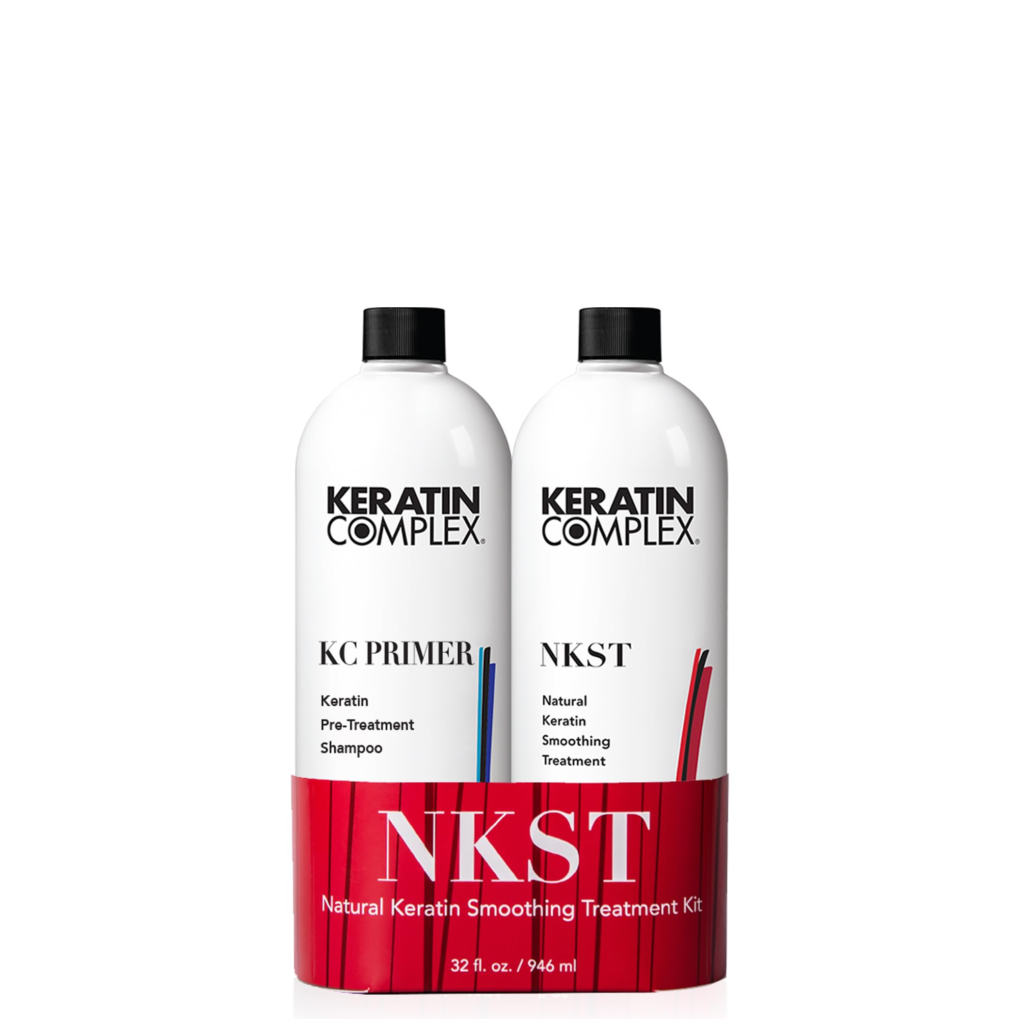 Keratin Complex - NKST Natural Keratin Smoothing Treatment System - 16 fl oz