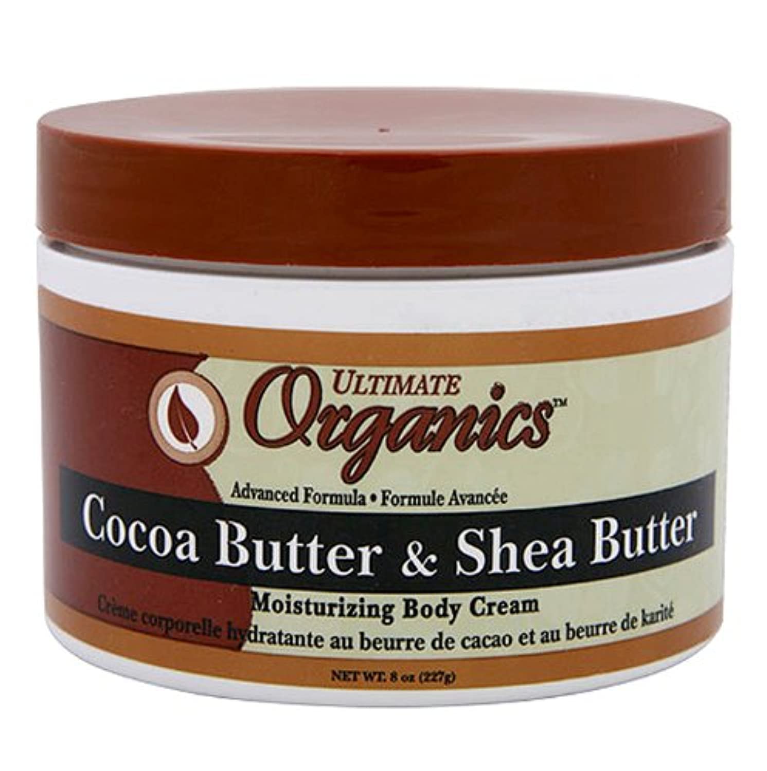 Ultimate Organic Cocoa Butter Shea 8Oz Jar