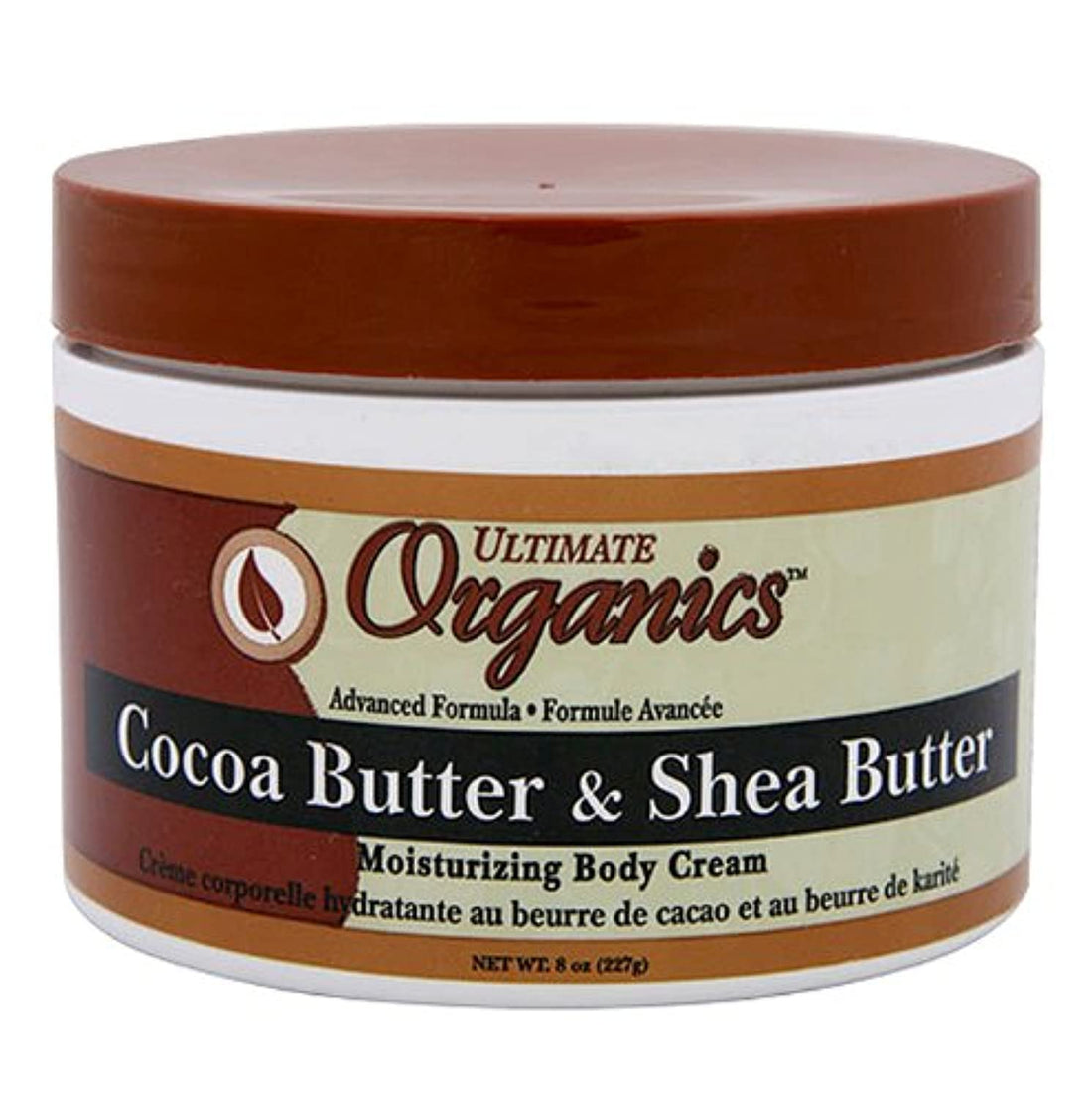Ultimate Organic Cocoa Butter Shea 8Oz Jar