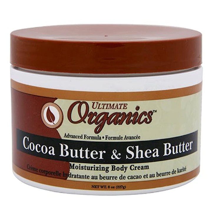 Ultimate Organic Cocoa Butter Shea 8Oz Jar