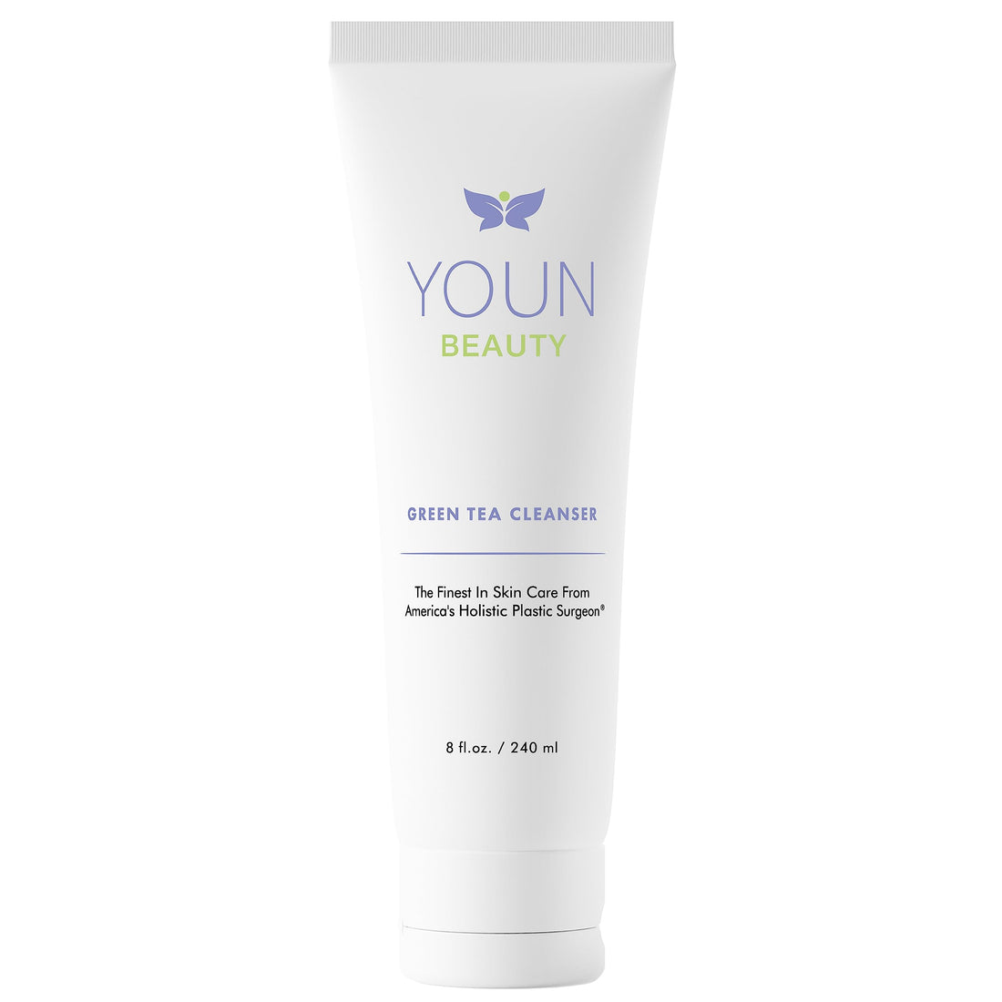YOUN Beauty Green Tea Face Cleanser by Dr. Anthony Youn – Paraben-Free, Hydrating Facial Cleanser with Aloe Vera, Chamomile & Cucumber Extracts – Daily Face Wash for All Skin Types
