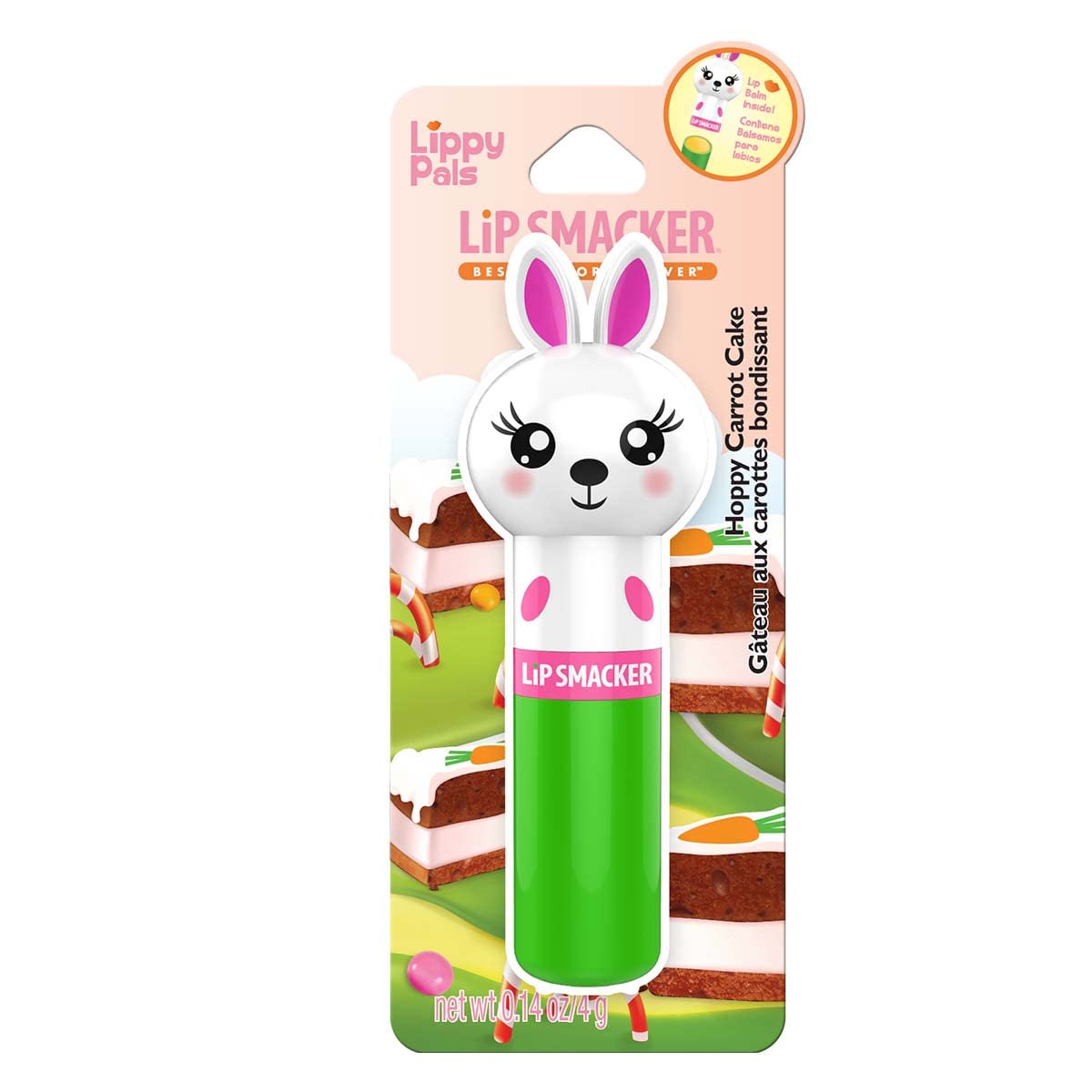 Lip Smacker Lippy Pal Lip Balm, Bunny, Hoppy Carrot Cake