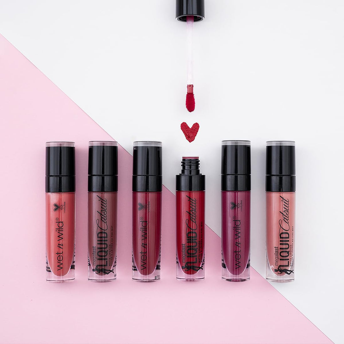 wet n wild Megalast Catsuit Matte Liquid Lipstick, Red Give Me Mocha | Lip Color Makeup | Moisturizing | Creamy | Smudge Proof