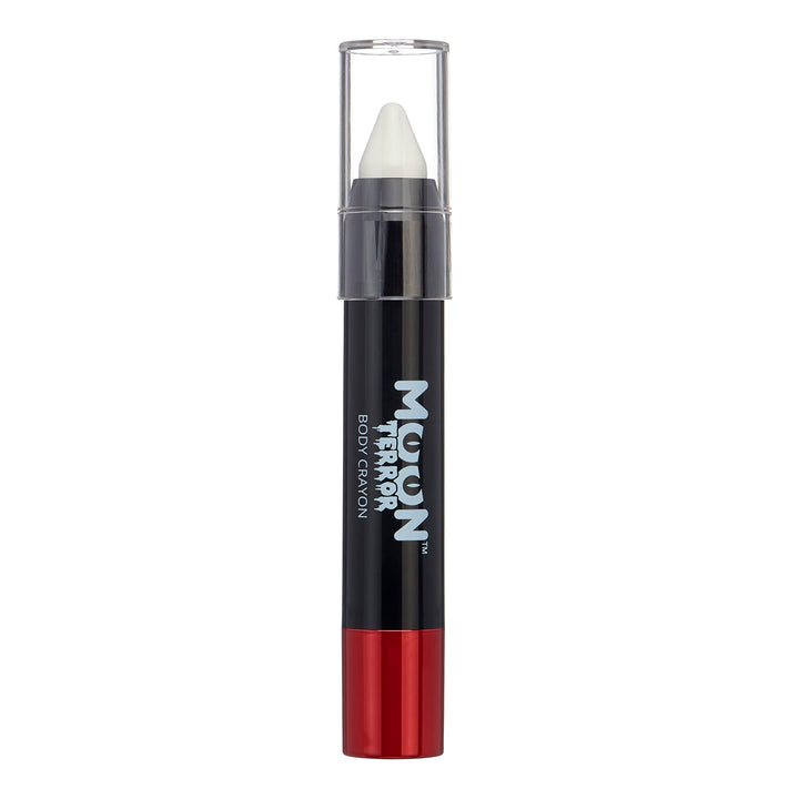Moon Terror - Halloween Face Paint Stick/Body Crayon Makeup for Face & Body - 0.12oz - Create Spooky Designs Like a pro! Wicked White