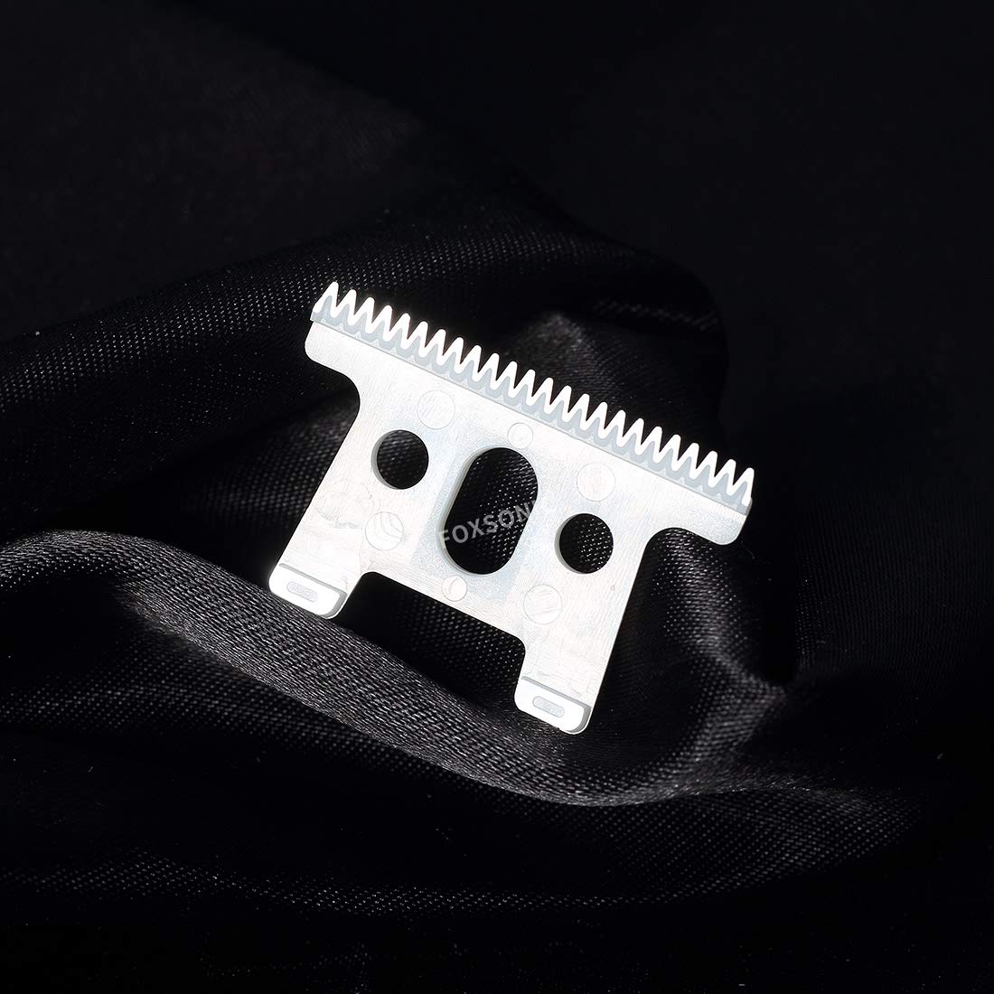 FOXSONIC 2pcs Ceramic blade for Andis D7 D8 SlimLine Pro Li choice 24 teeth with box Replacement T Blade (WHITE)