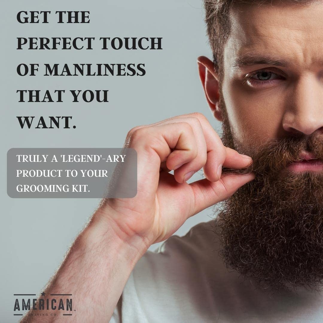 Pre-Shave Oil (Sandalwood Scent) for Effortless, Smooth & Irritation-free Shave, Natural Handcrafted Blend Argan & Jojoba Oil, Protects Razor Burn, Premium Pre-Shave Oil by American Shaving Co - 2 Oz