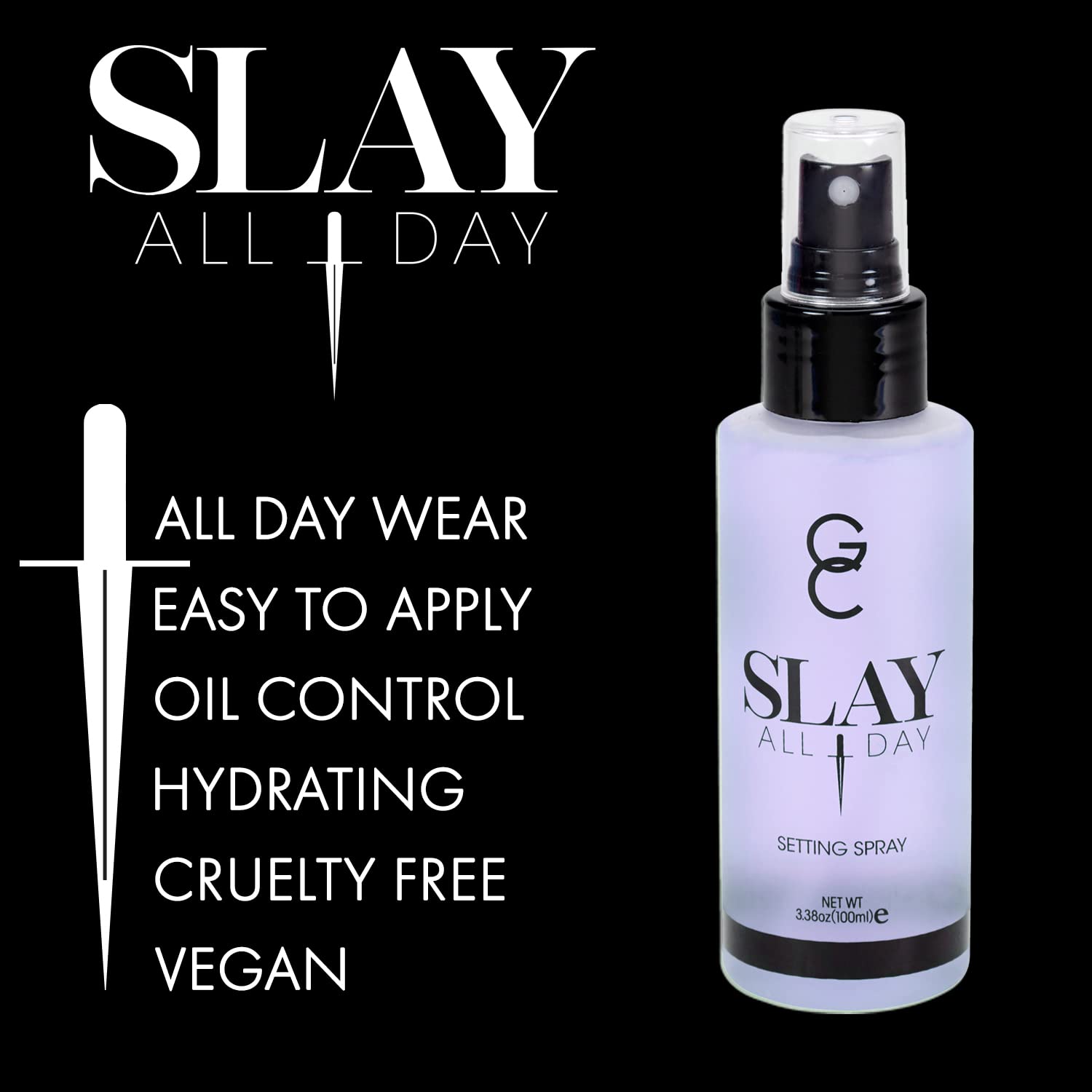 Gerard Cosmetics Slay All Day Setting Spray Lavender