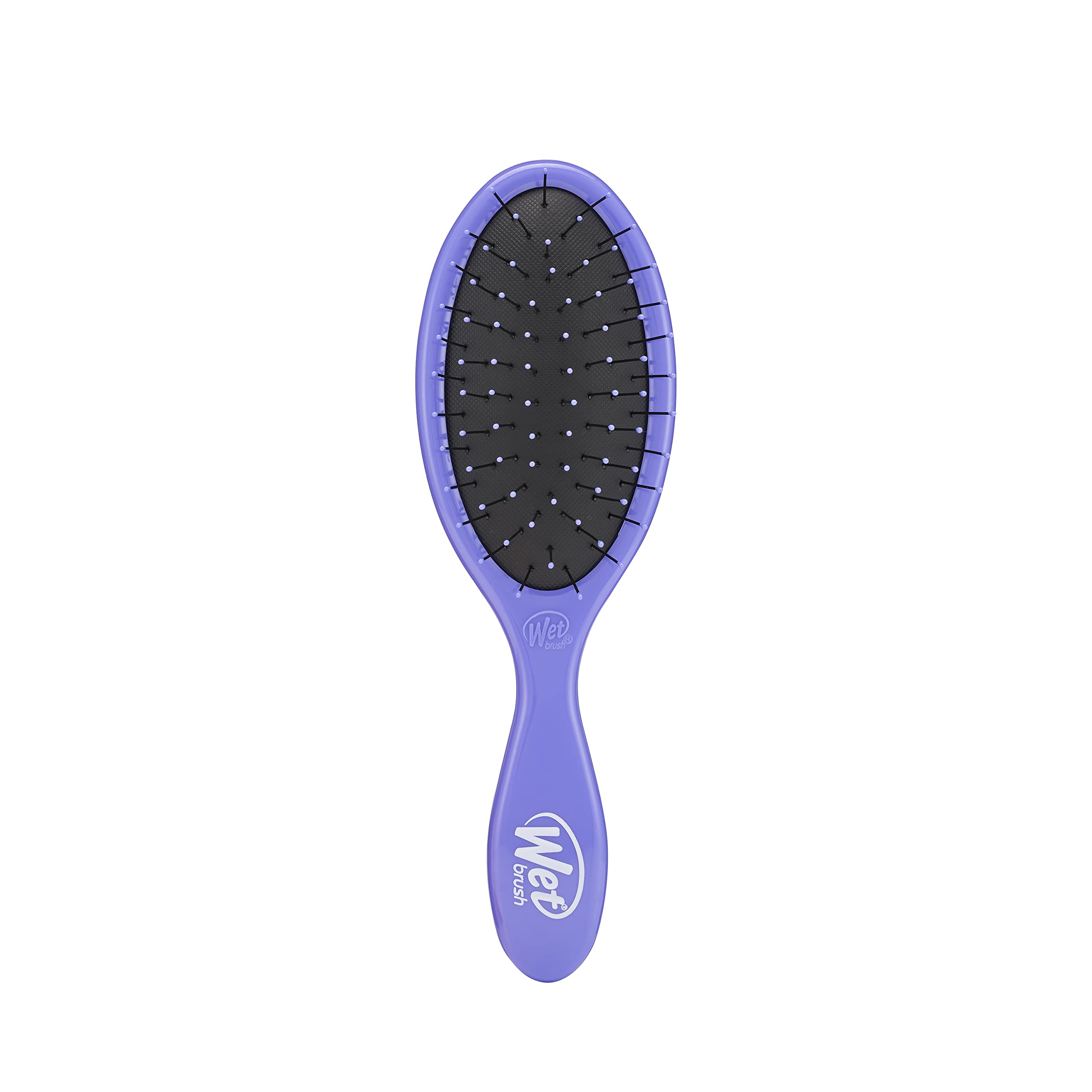 Wet Brush Thin Detangler Brush - Purple, Custom Care - All Hair Types - Ultra-Soft IntelliFlex Bristles Glide Through Tangles with Ease - Pain-Free Comb for Men, Women, Boys and Girls