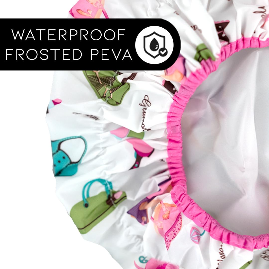 Betty Dain Fashionista Collection Mold Resistant Lined Shower Cap, Diva