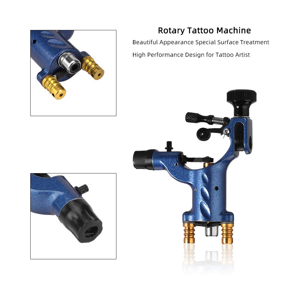 Rotary Tattoo Machine Gun, ATOMUS Tattoo Liner Shader Motor Body Art Dragonfly Machine Motor Gun for Tattoo Artist (Red)