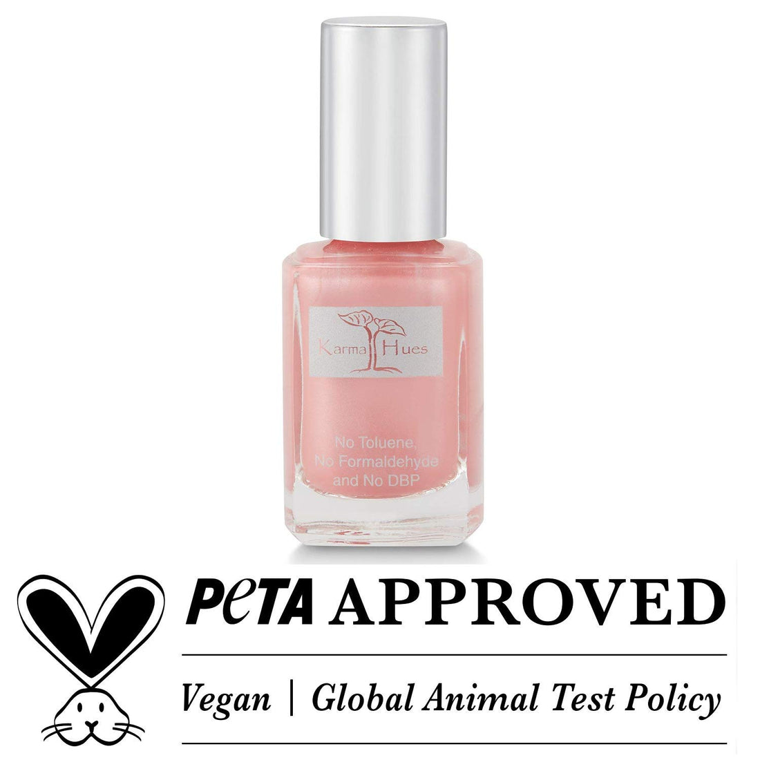 Karma Organic Natural Nail Polish-Non-Toxic Nail Art, Vegan and Cruelty-Free Nail Paint (FIRST KISS)