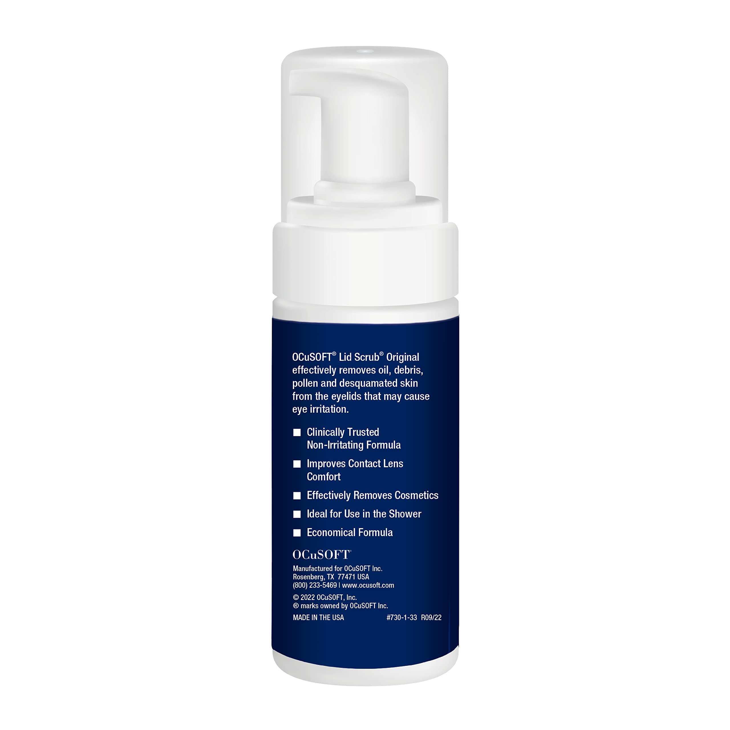 Ocusoft Lid Scrub Foaming Eyelid Cleanser (7.25 fl. oz.)