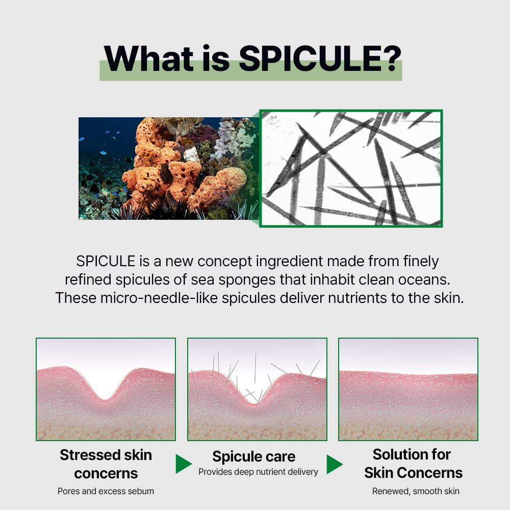 AVCA Micro Fit Shot Spicule 100 Ampoule serum - Korean Skin Care, Hyaluronic Acid, Daily Face Essence for Soft Skin, (50ml/1.69fl.oz.)