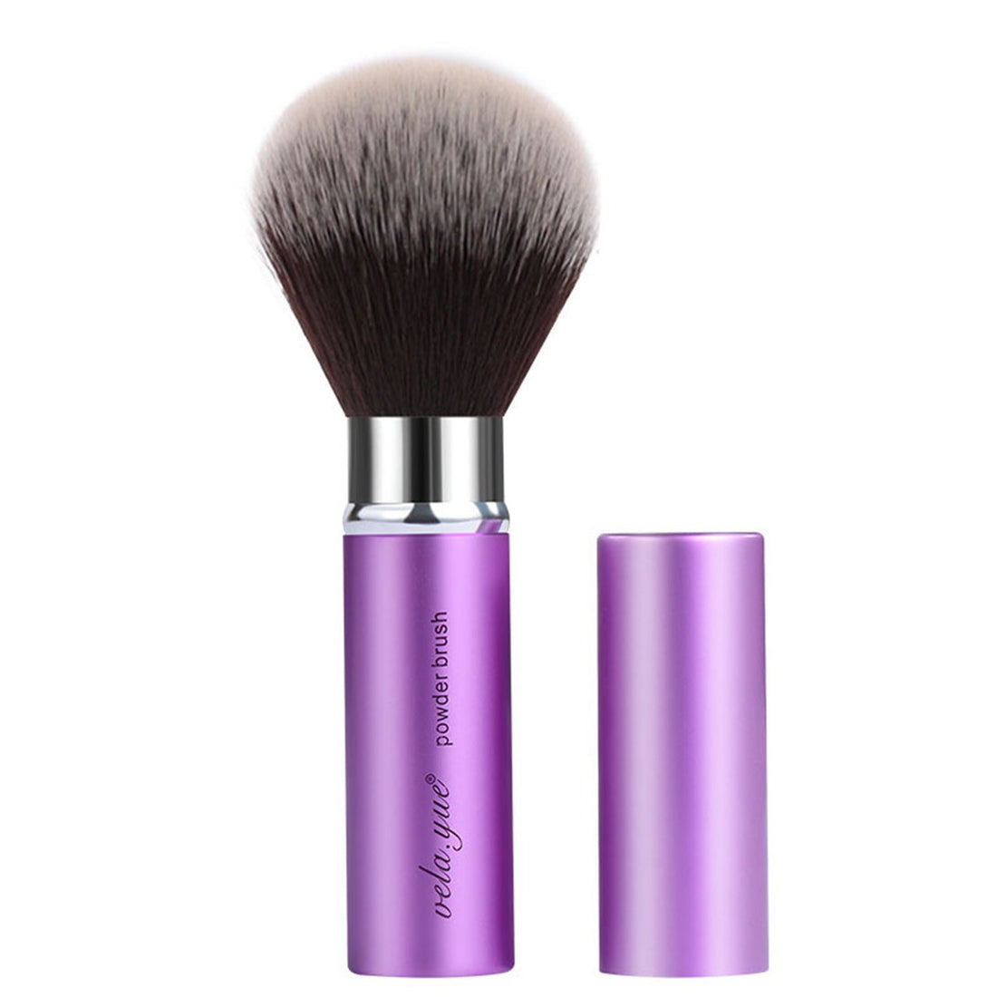Retractable Face Kabuki Brush Round Powder Makeup Brushes