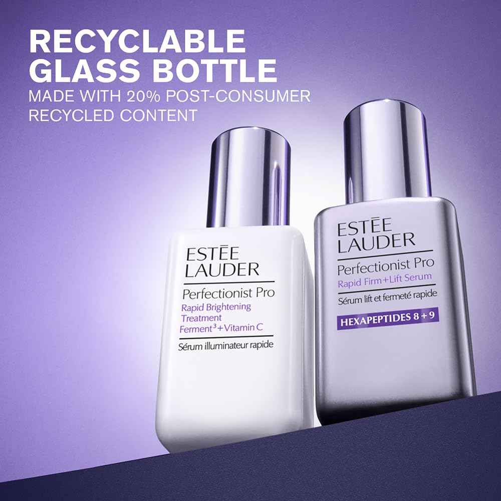 Estée Lauder Perfectionist Pro Rapid Brightening Treatment Face Serum with Ferment3 + Vitamin C| Targets Dark Spots, 1 Fl Oz