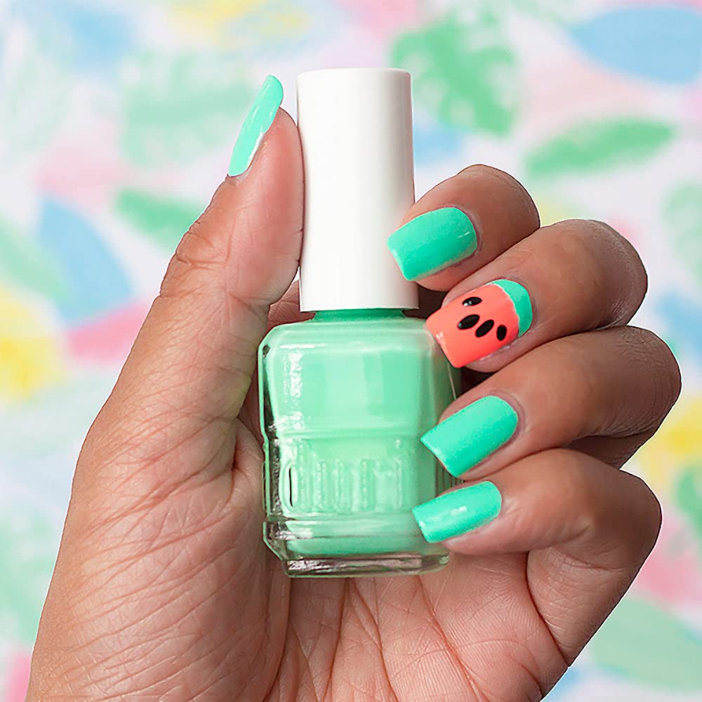 duri Nail Polish, 112S Pie In The Sky, Pastel Mint Green, Semi Matte, 0.5 fl.oz.