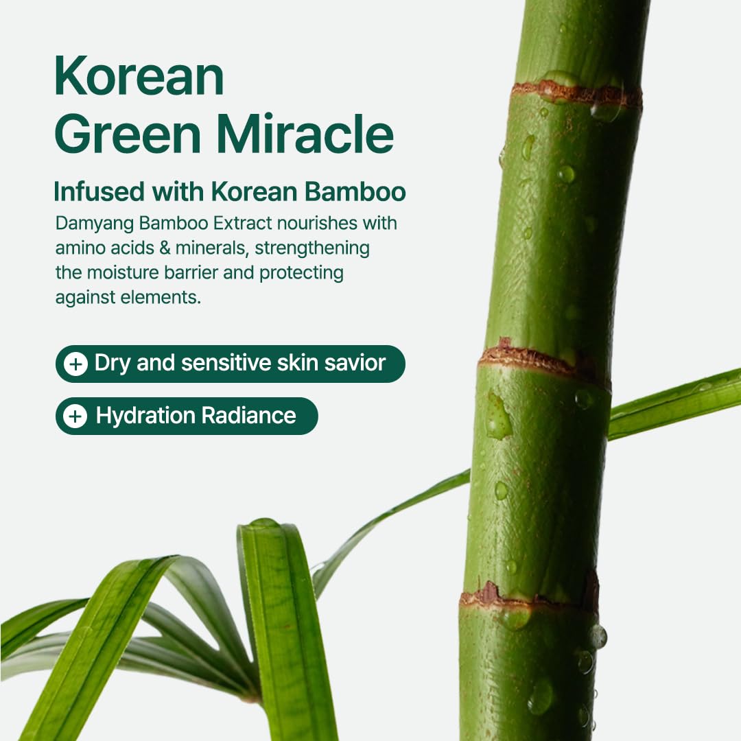 PURITO Mighty Bamboo Panthenol Cream, Glow Cream, Skin Barrier Repair, for All Skin Types, Daily Face Moisturizer, Glass skin, Vegan, Korean Skin Care 3.38fl.oz / 100ml