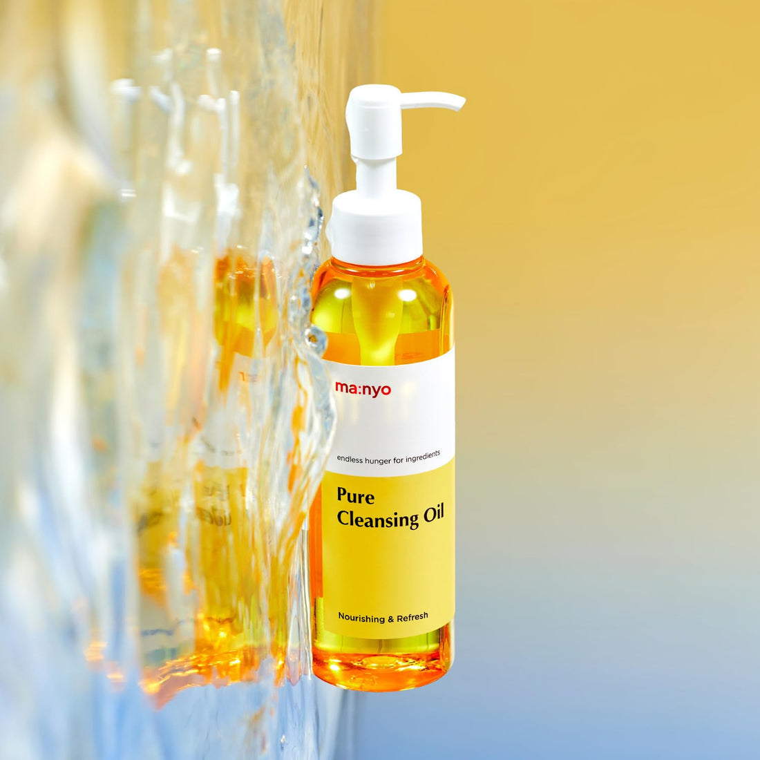 ma:nyo FACTORY Pure Cleansing Oil 6.7 fl oz (200ml) Korean Facial Cleanser, Blackhead Melting, Daily Makeup Removal with Argan Oil, for Women