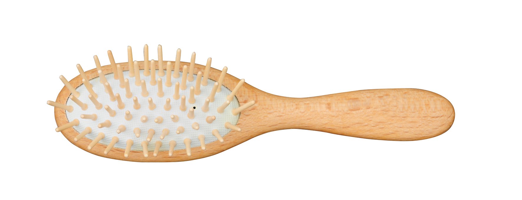 7-3/8-Inches, Waxed Beechwood with Straight Maple Pin : Bürstenhaus Redecker Straight Maple Pin Hairbrush with Waxed Beechwood Handle, 7-3/8-Inches