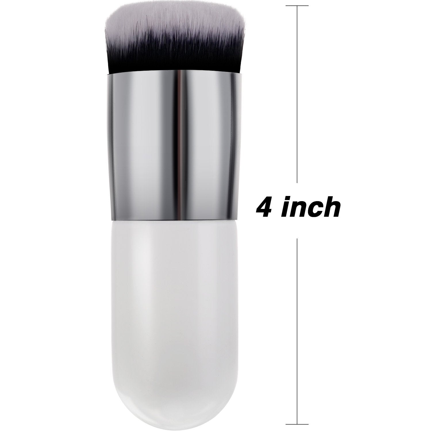 Boao 2 Pieces Foundation Brush Flat Cream Makeup Brushes Cosmetic Make-Up Brush