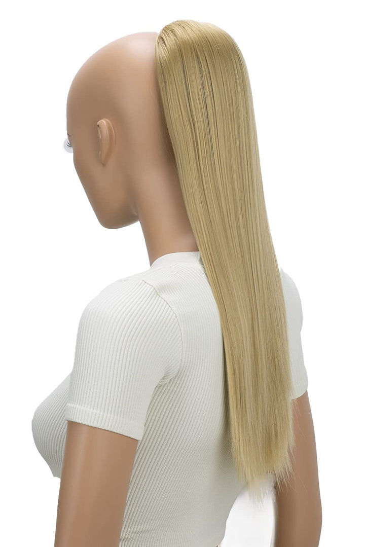 PRTTYSHOP 22 Hairpiece Ponytail Extension Drawstring Voluminous Straigth Blond PH507