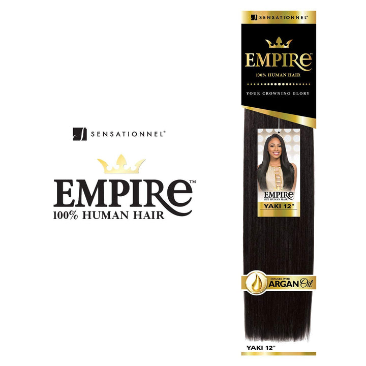 EMPIRE YAKI (14, 1B) - Sensationnel 100% Human Remy Hair Yaky Weave