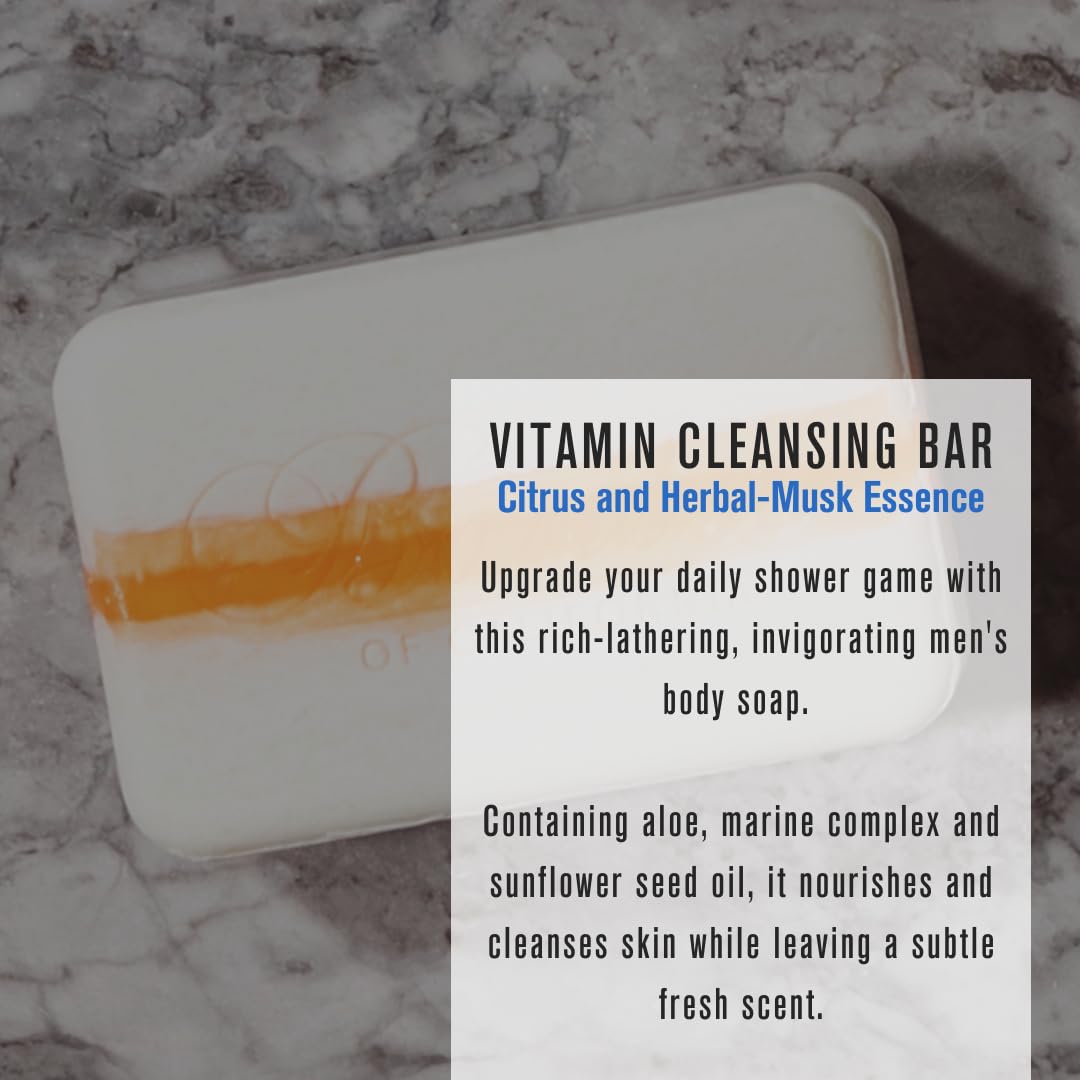 Baxter Of California Vitamin Cleansing Bar, Citrus/Herbal Musk, 7 Oz.