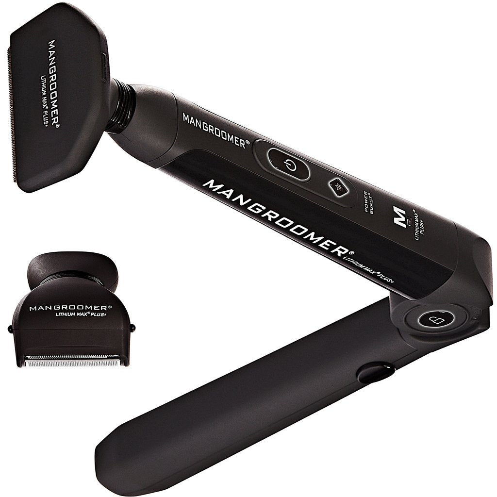 Mangroomer - Back Hair Shaver Replacement Complete Attachment Head With Shock Absorber Neck And Smooth Shaving Foil