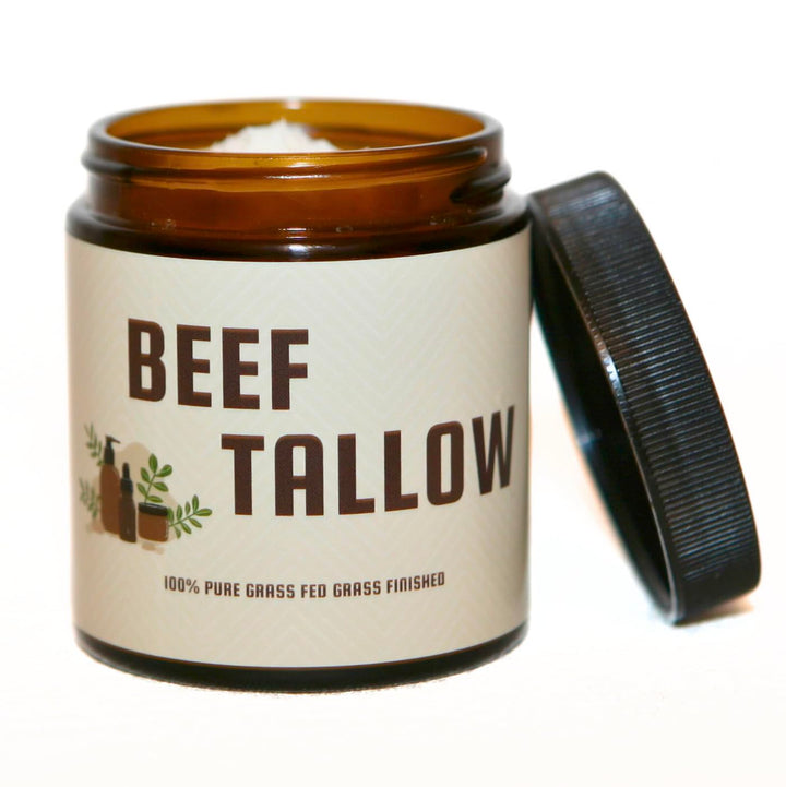 IKARIAN 100% Grass Fed Beef Tallow for Skin Care | Premium Whipped Moisturizer | Face + Body | Single Ingredient, All natural | 4 FL. oz. (Unscented)