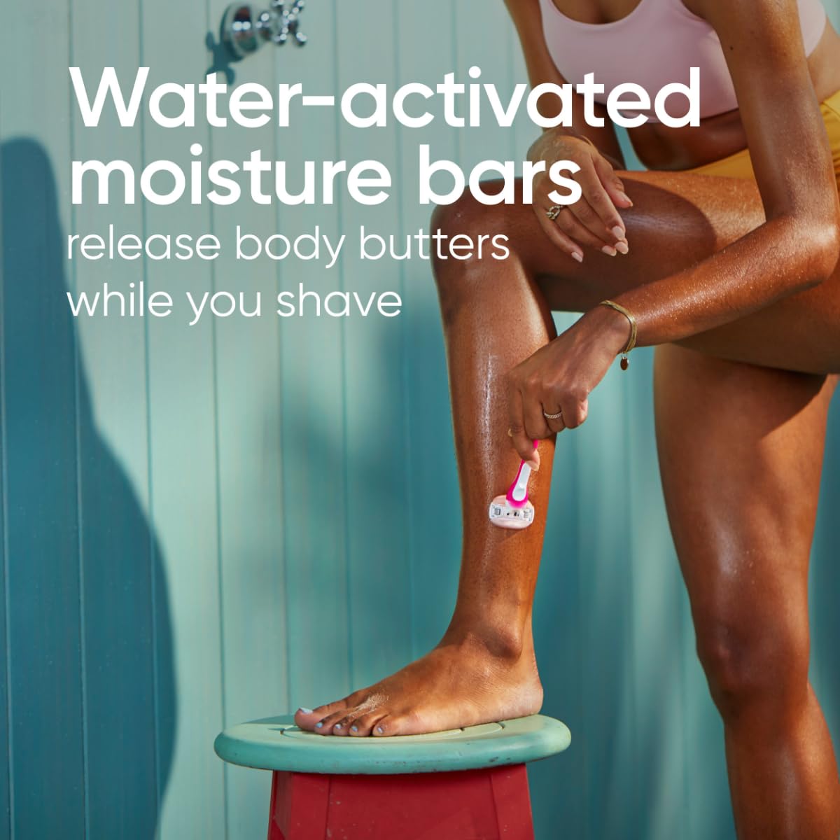 Gillette Venus Women's Comfortglide 3 Blade Disposable Razor, White Tea, 2 Count