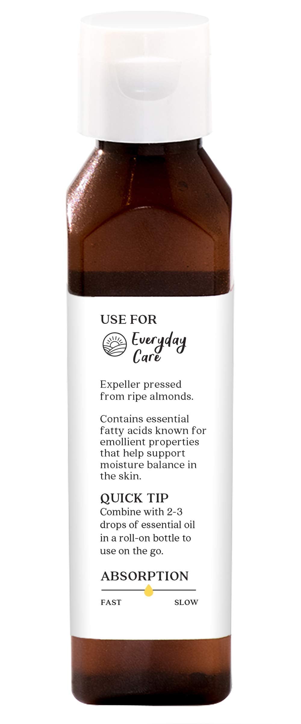 Aura Cacia Sweet Almond Skin Care Oil 4 FL. OZ.
