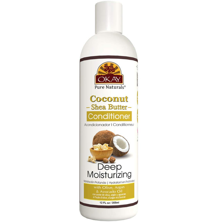 OKAY OKAY-COCOSHEAC12 12 oz 355 ml Coconut Conditioner with Shea