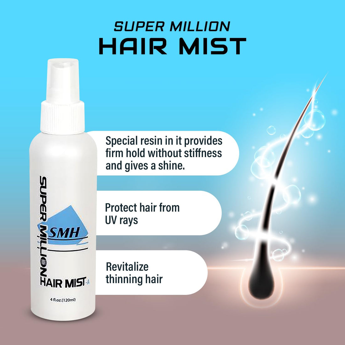 Super Million Hair Mist, 2 oz.