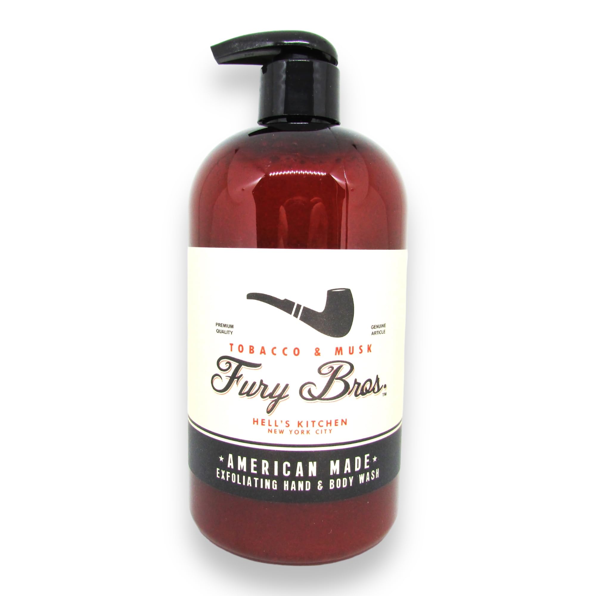 Fury Bros. Classic Black Series Hand and Body Wash (Tobacco and Musk)