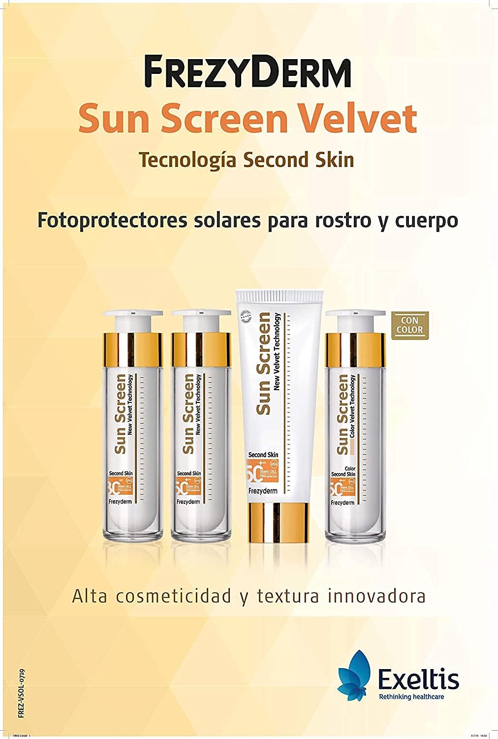 Frezyderm Sun Screen Velvet Face Spf30 X 6