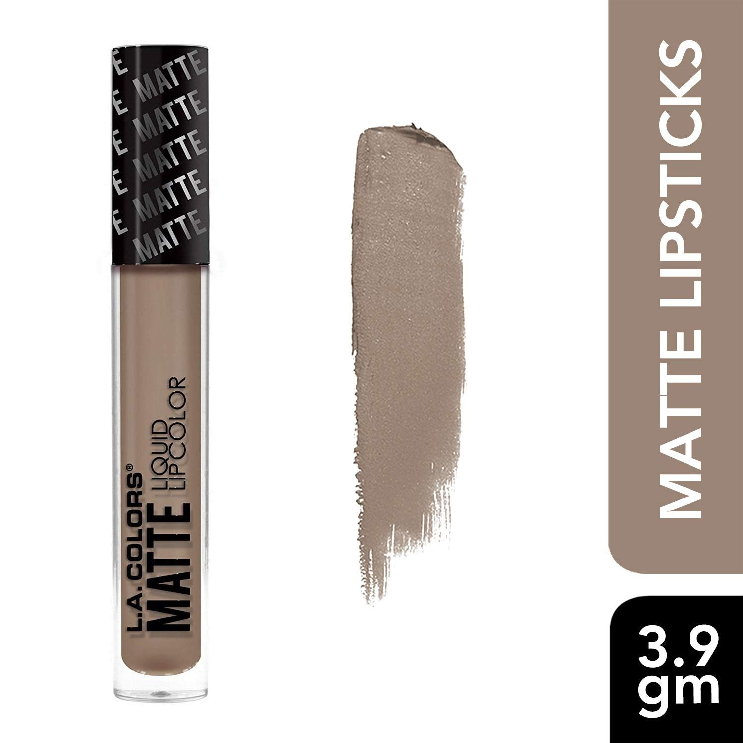 L.A. Colors Matte Liquid Lip Color, Moonlight Brown, 3.9g